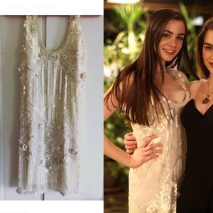 White Sequin Asos Dress